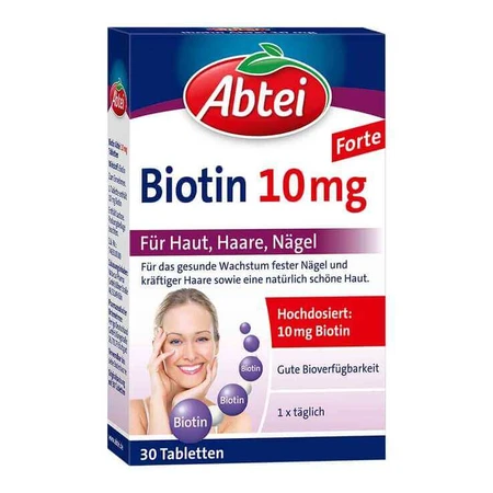 Abtei Biotin 10 mg Tablets, 30 tablets