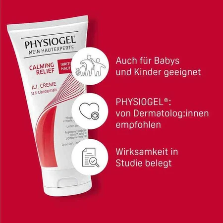 Crème Physiogel Calming Relief A.I. pour peaux irritées, 2 x 100 ml