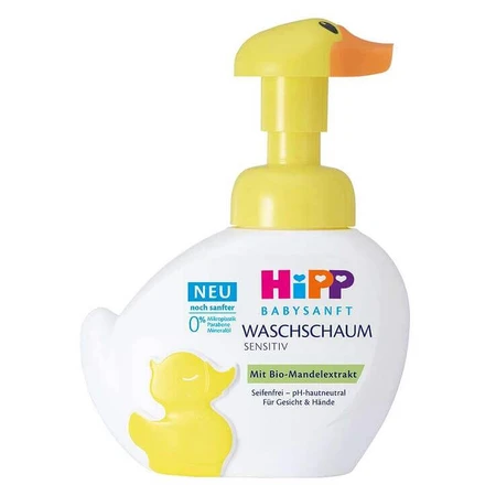 Mousse lavante douce Hipp Baby, 250 ml de mousse