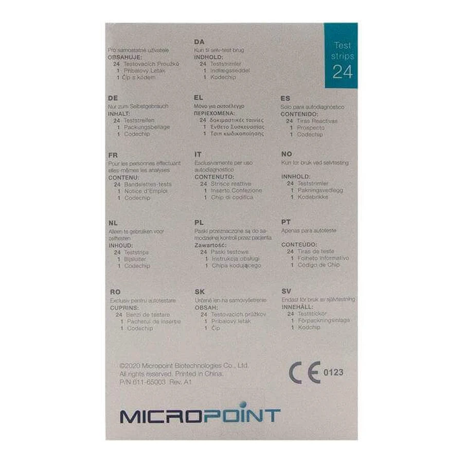 Qlabs Ptz-INR-teststrips voor INR-meting, 12 teststrips