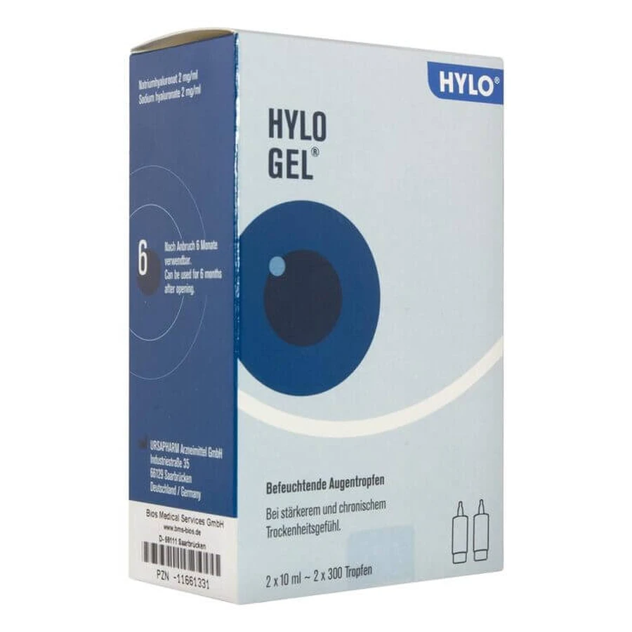 Hylo-Gel Augentropfen, 10 ml Augentropfen