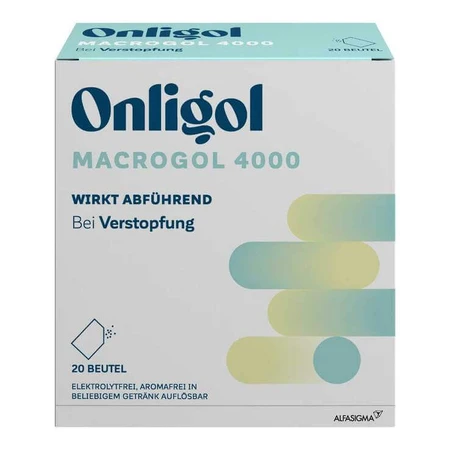 Onligol Macrogol 4000 Powder for Solution, Sachet, 20 x 10 g Powder