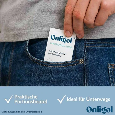 Onligol Macrogol 4000 Powder for Solution, Sachet, 20 x 10 g Powder