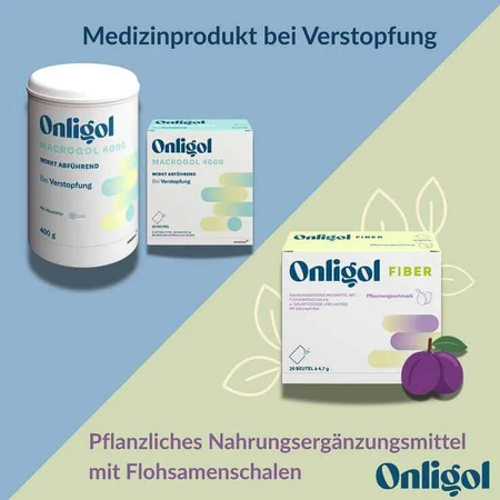 Onligol Macrogol 4000 Powder for Solution, Sachet, 20 x 10 g Powder