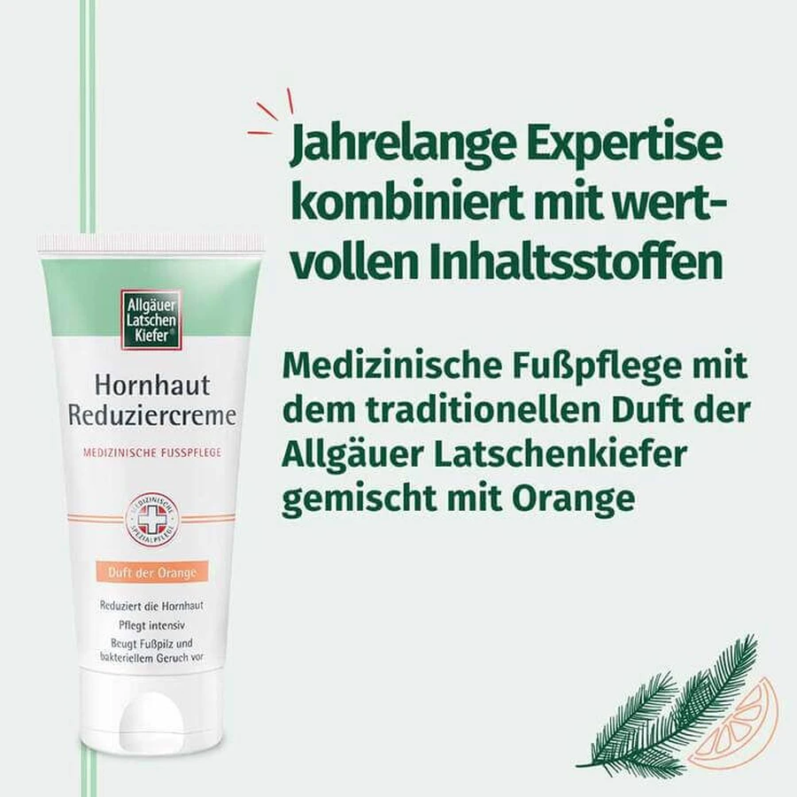 Crème anti-callosités au pin de montagne de l'Allgäu, à l'orange, 200 ml