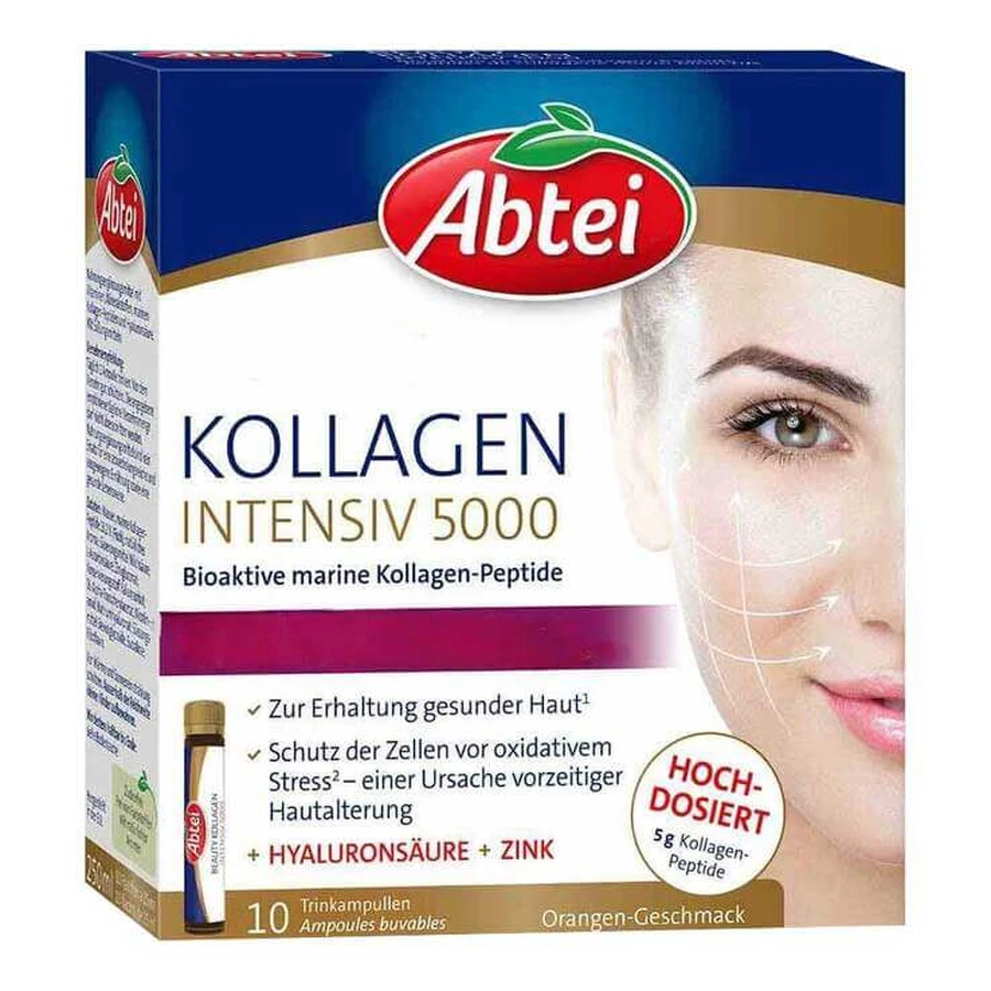 Abtei Collagen Intensive 5000 orale ampullen, 10 x 25 ml orale ampullen