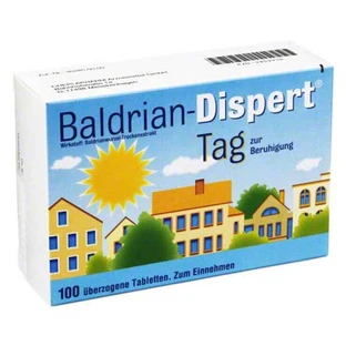Baldrian Dispert Tag überzogene Tabletten, 40 St Überzogene Tabletten
