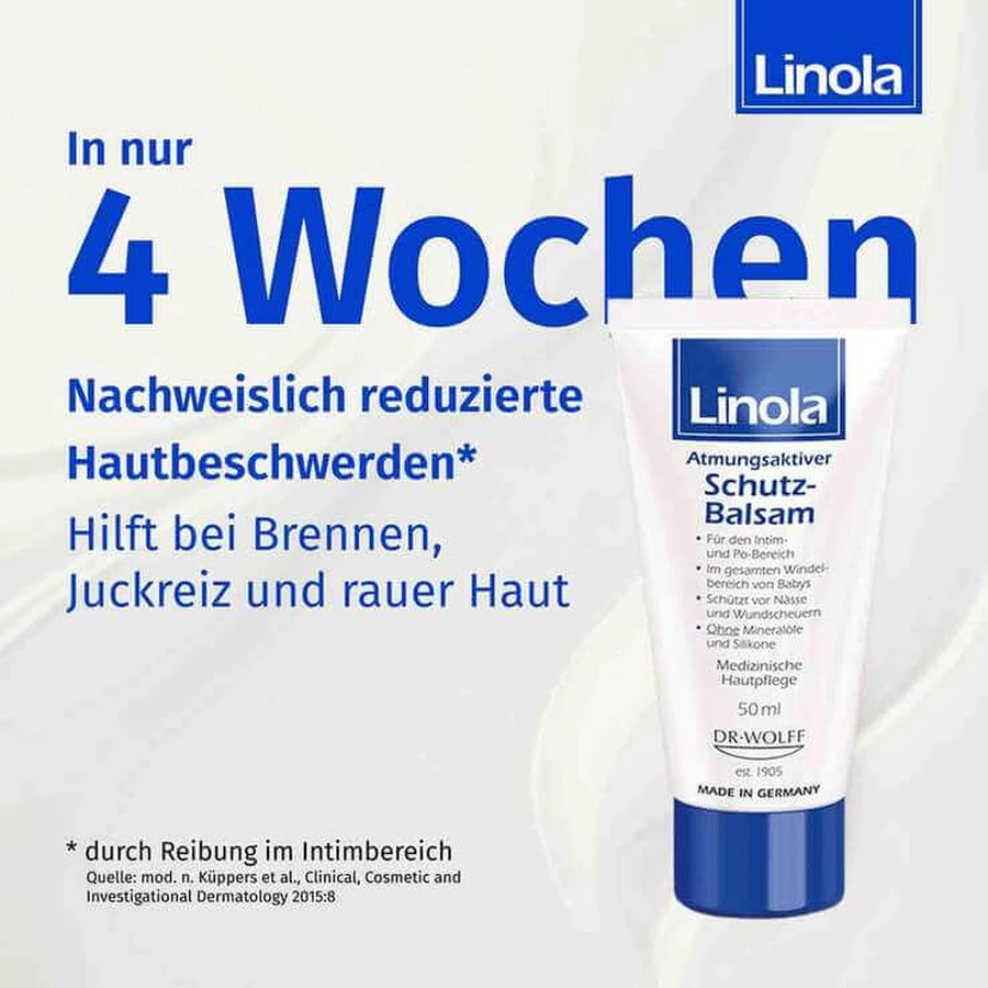 Bálsamo protector Linola, 2 envases de 100 ml