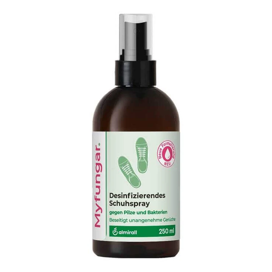 Myfungar Disinfectant Shoe Spray, 250 ml Pump Bottle