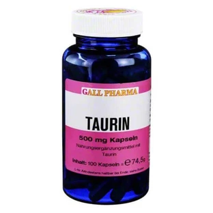 Cápsulas de taurina 500 mg de GPH, 120 cápsulas
