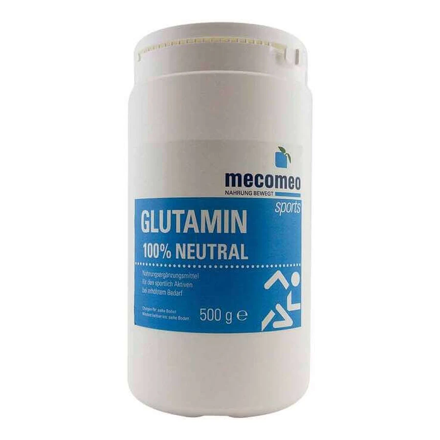 Glutamin 100% Neutral Pulver, 500 g Pulver