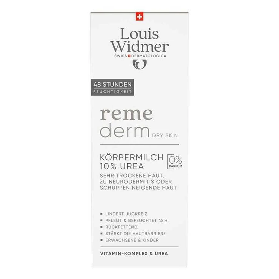 Widmer Remederm Bodylotion voor de droge huid 10% (zonder parabenen), 200 ml lotion