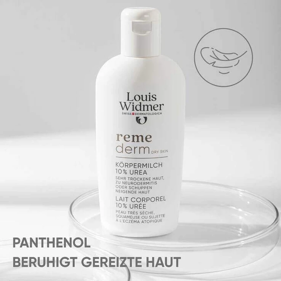 Widmer Remederm Bodylotion voor de droge huid 10% (zonder parabenen), 200 ml lotion