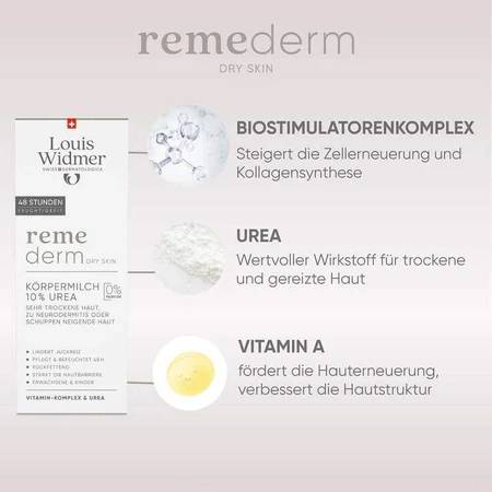 Widmer Remederm Bodylotion voor de droge huid 10% (zonder parabenen), 200 ml lotion