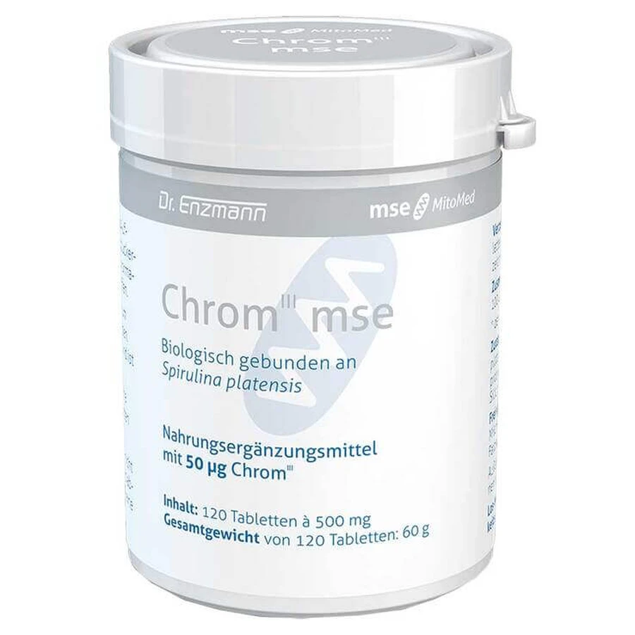 Chromium III, 50 µg tablets, 120 tablets