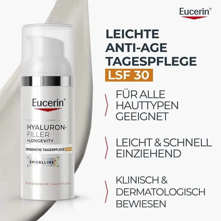Eucerin Anti-Age Hyaluron-Filler Epigenetic LSF 30, 50 ml Creme