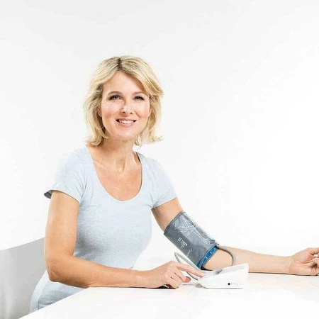 Beurer BM49 Upper Arm Blood Pressure Monitor (German, French, Italian, Dutch), 1 unit, as is