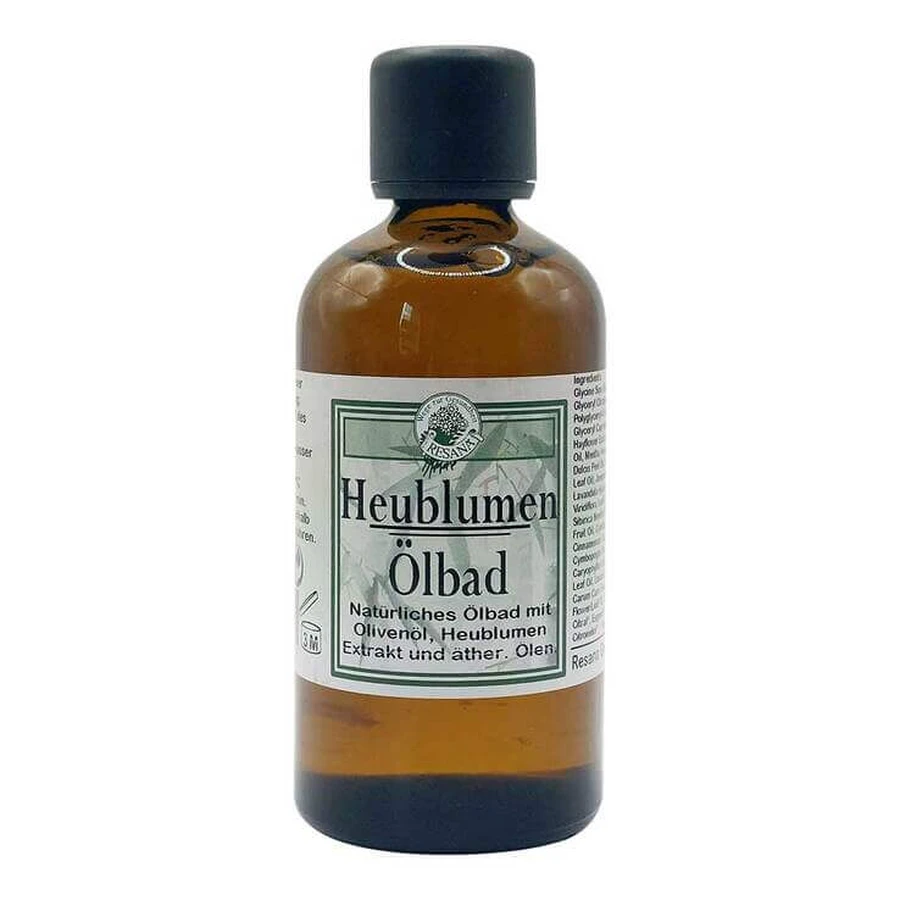 Aceite de baño de flores de heno Resana, 100 ml para el baño