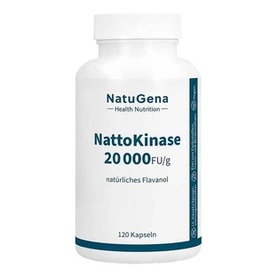 Nattokinase 20 000 + vitamine C, gélules végétaliennes, 120 gélules