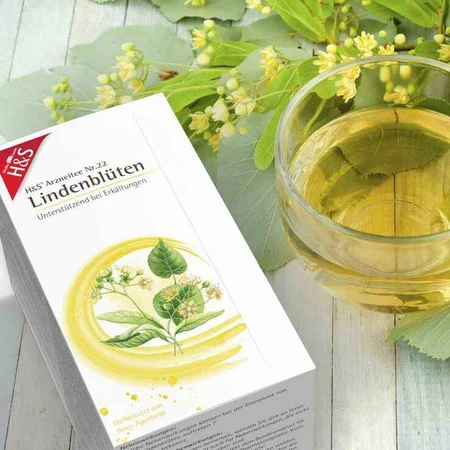 H&S: Bolsitas de té de flor de tilo, 20 bolsitas de 1,8 g