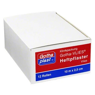 Gothaplast Non-Woven Adhesive Bandages, 2.5 cm x 10 m, 12 Bandages