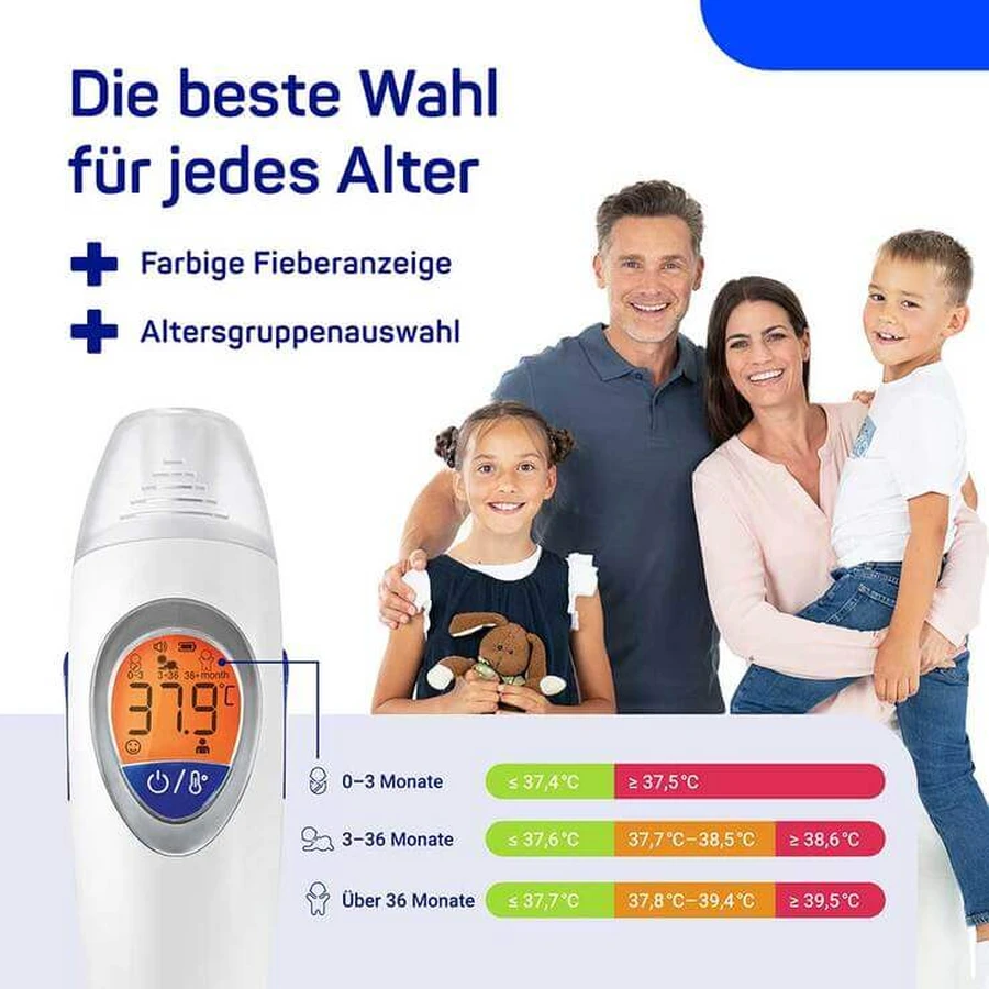 Thermomètre infrarouge 3-en-1 Veroval Family, 1 pièce (couleur non précisée)
