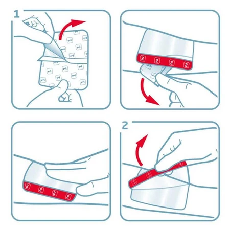 Leukomed® T Skin Sensitive 8 x 15 cm, verpakking met 5 pleisters