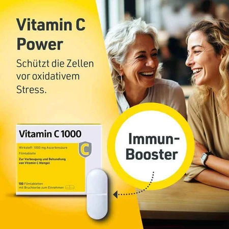 Vitamin C 1000 mg Tablets, 20 Film-Coated Tablets