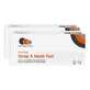 Strep A-testcassette voor thuisgebruik: keeluitstrijkje, 1 test