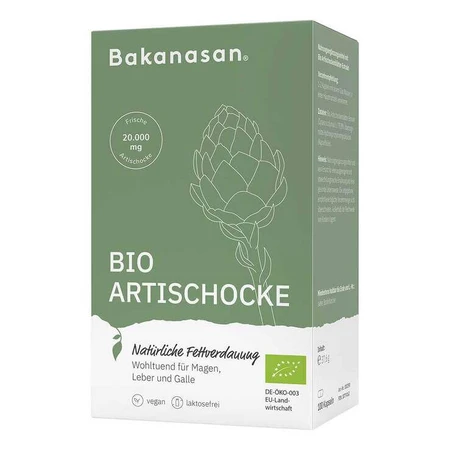 Bakanasan Bio Artischocke Kapseln, 100 St Kapseln