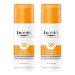 Eucerin Sun Fluid Pigment Control SPF 50+, 2 x 50 ml, crème