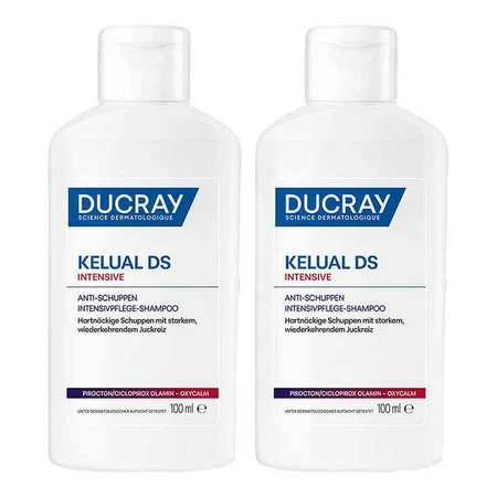 Ducray Kelual DS intensive Anti-Schuppen Shampoo, 2x100 ml Shampoo