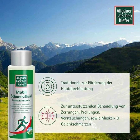Allgäu Mountain Pine Mobil Fluido antidolorifico, soluzione da 100 ml