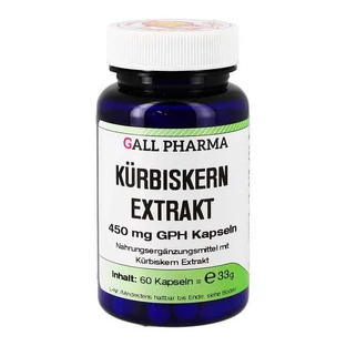 Pumpkin Seed Extract 450 mg GPH Capsules, 60 Capsules