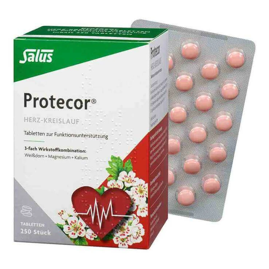 Protecor Cardiovascular Tablets for Functional Support by Salus, 100 Coated Tablets