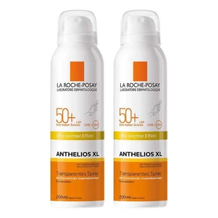 La Roche-Posay Anthelios XL SPF 50+ Spray transparente, 2 envases de 200 ml