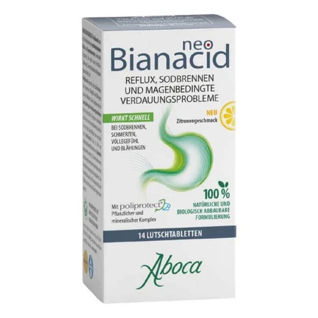 Neo Bianacid Lemon-Flavored Lozenges, 14 Lozenges