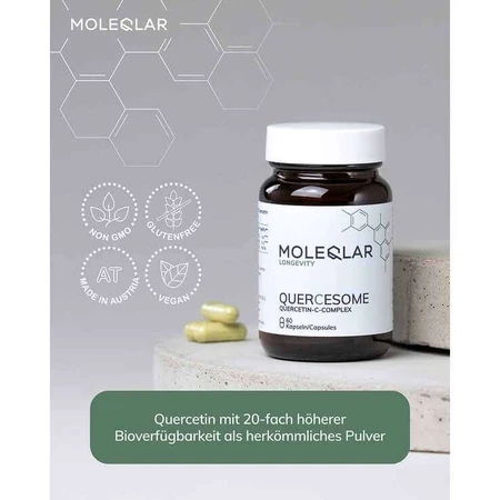 Moleqlar Quercesome Quercetin-C-Complex Capsules, 60 capsules