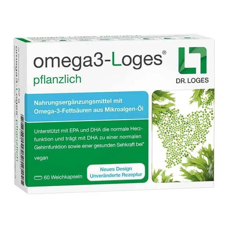 Cápsulas vegetales OMEGA3-Loges, 2 x 120 cápsulas