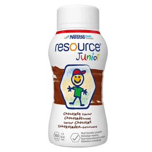 Resource Junior Chocolate-Flavored Liquid, 6 x 4 x 200 ml liquid