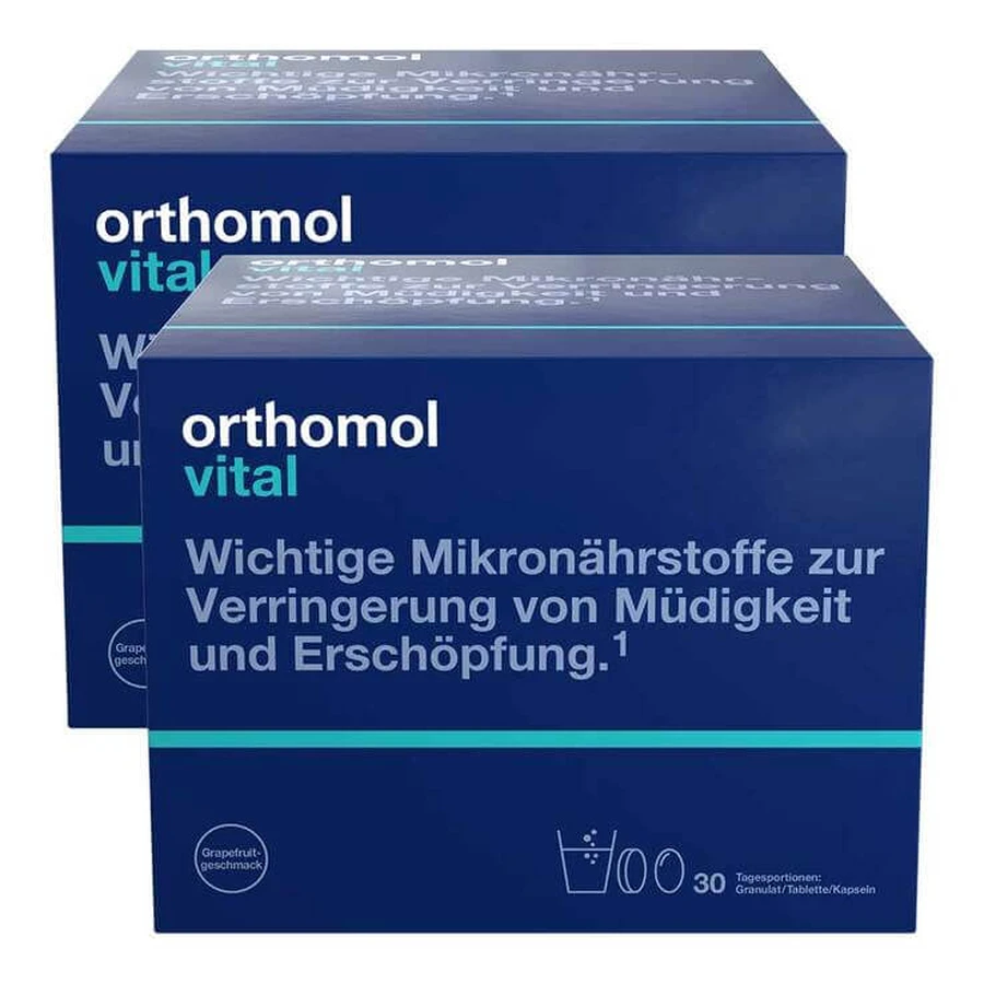 Orthomol Vital Granules / Tablets / Capsules, Grapefruit, 2 x 30 capsules
