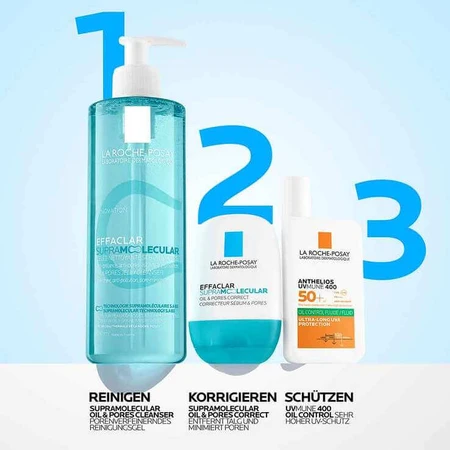 Roche-Posay Effaclar Supra Nettoyant, gel de 400 ml