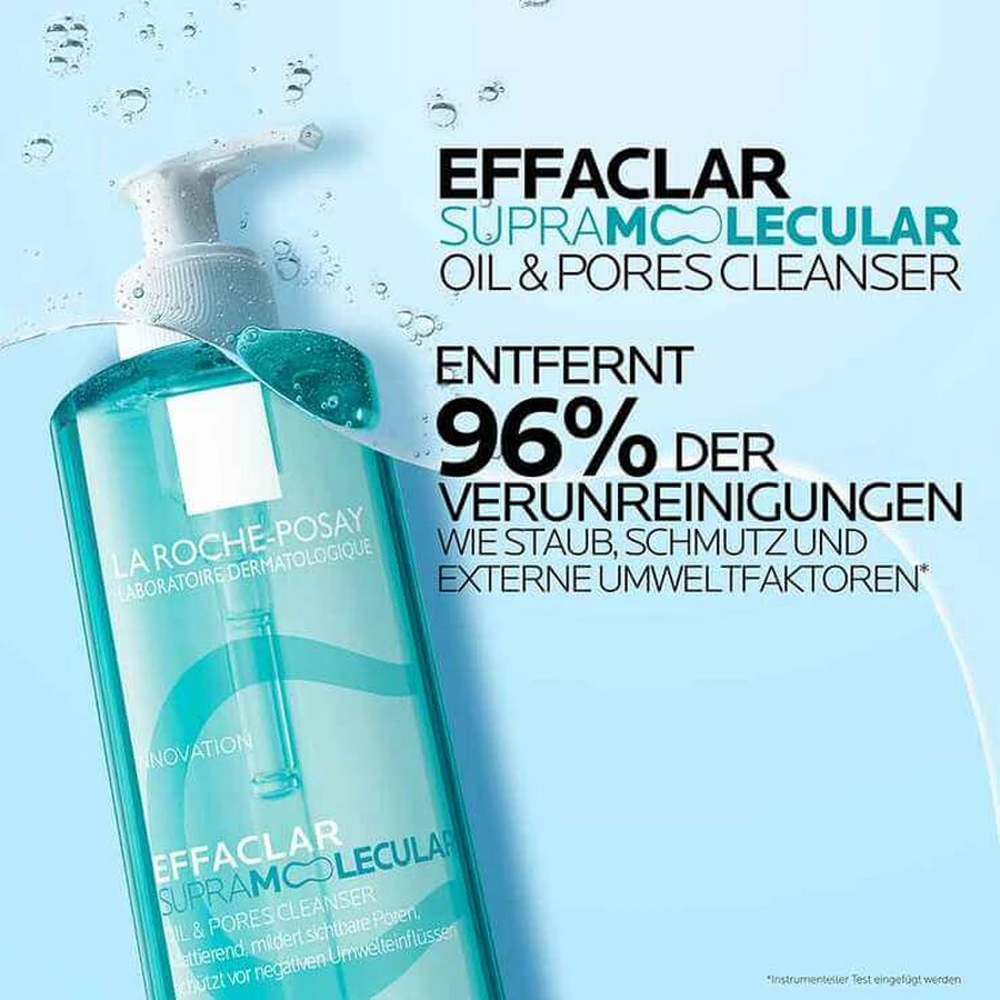 Roche-Posay Effaclar Supra Nettoyant, gel de 400 ml