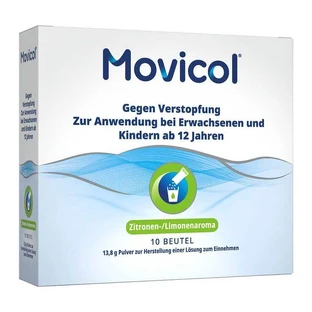 MOVICOL®-poederzakjes – Snelle verlichting bij constipatie, 20 zakjes poeder voor het bereiden van een drank