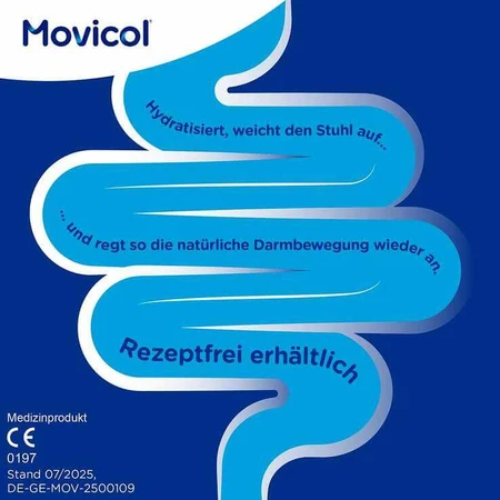 MOVICOL®-poederzakjes – Snelle verlichting bij constipatie, 20 zakjes poeder voor het bereiden van een drank