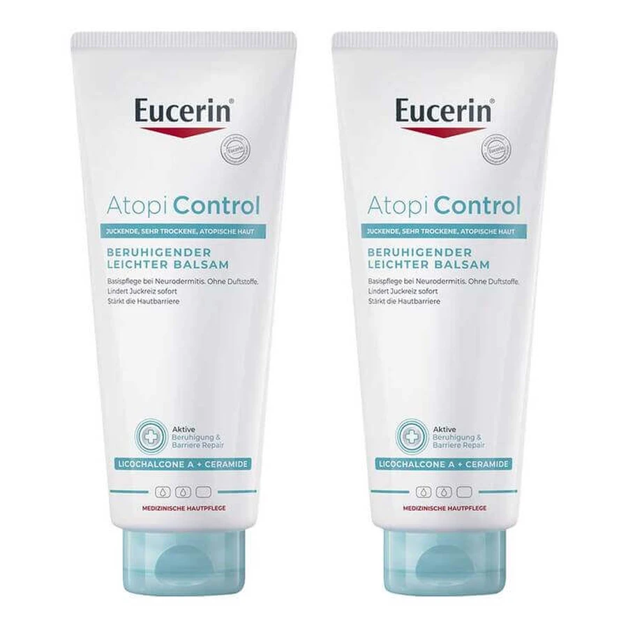 Eucerin Atopicontrol Balsem - Atopische dermatitis, 2 x 400 ml balsem