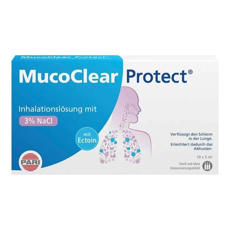Mucoclear Protect Inhalation Solution, 2 x 60 x 5 mL inhalation solution