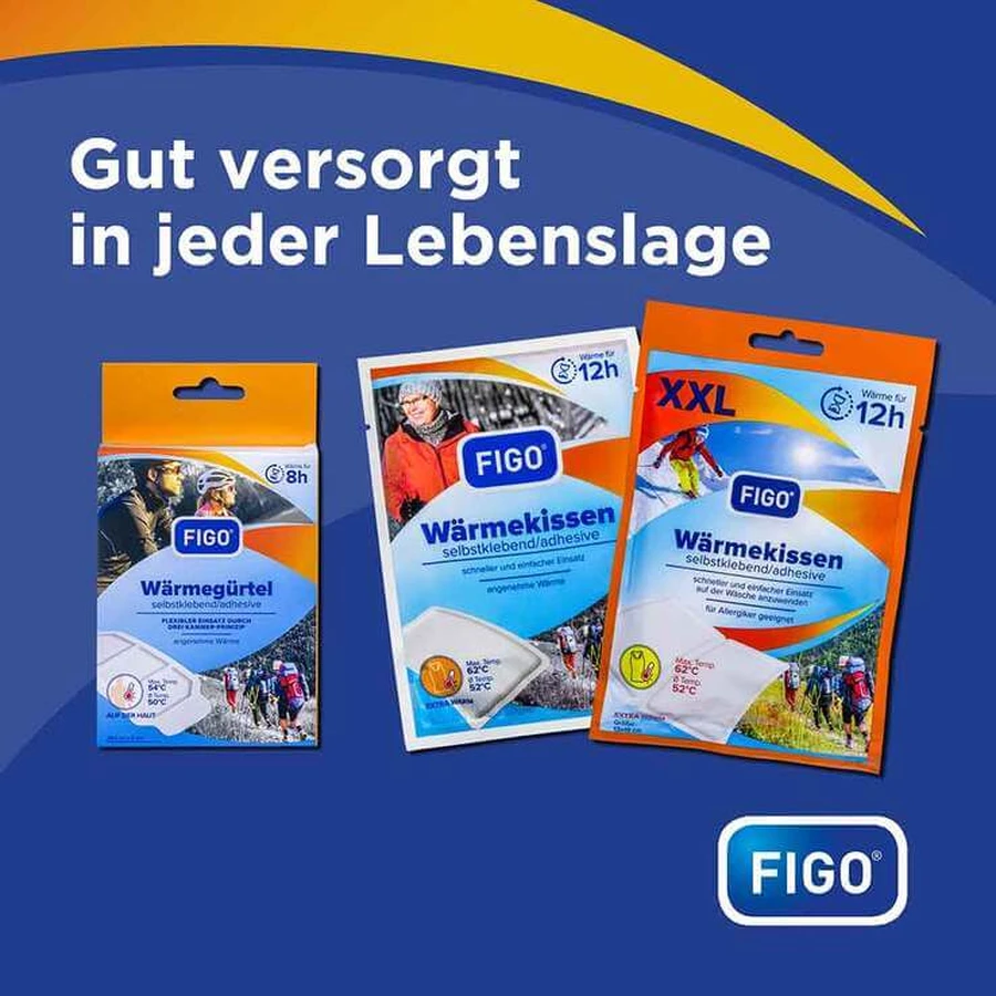 Cuscinetti termici Figo da 12 ore, confezione risparmio autoadesiva, 10 pezzi (in base alla disponibilità)