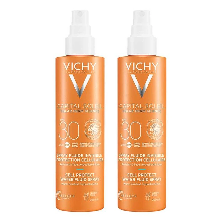 Vichy Capital Soleil Cell Protect Spray LSF 30 , 2x200 ml Spray