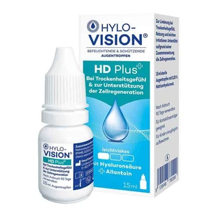 Hylo-Vision HD Plus Eye Drops, 2 x 15 ml eye gel